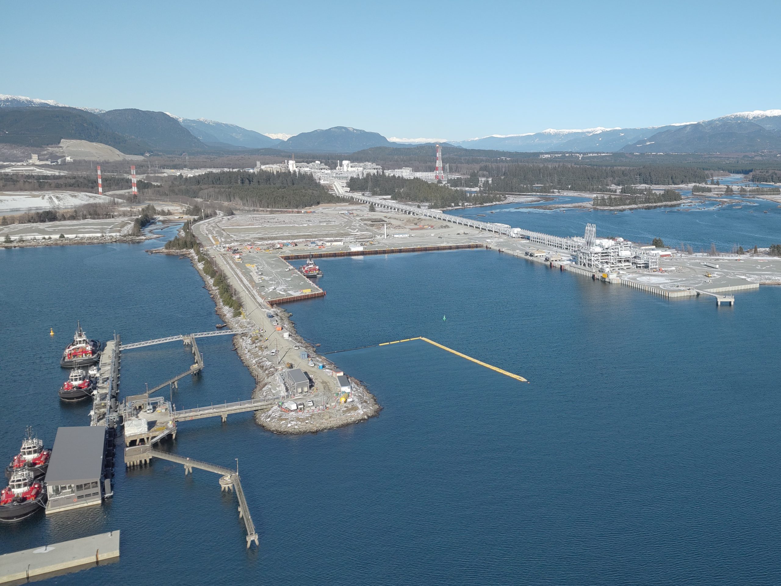 LNG export terminal in British Columbia preparing for international shipment