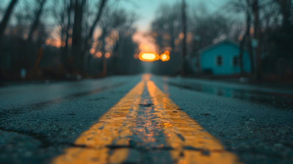 yellow marking repainting lines