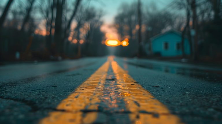 yellow marking repainting lines