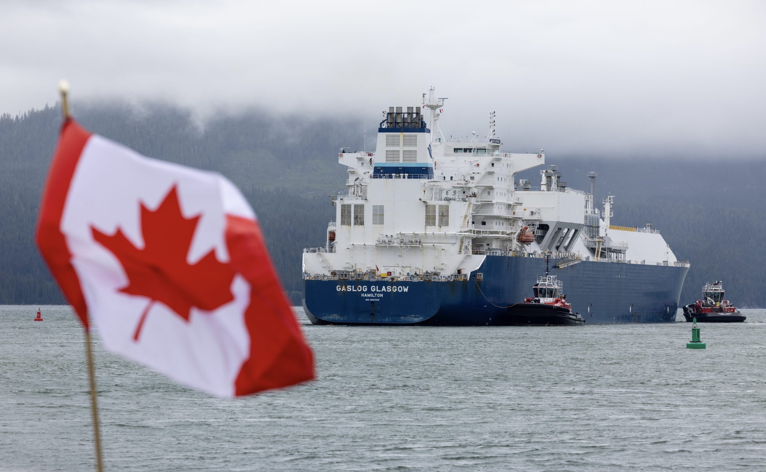 First cargo departs LNG Canada terminal in Kitimat, June 28, 2025. | LNG Canada